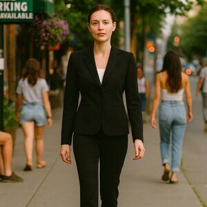 Apt 9 Size Small Charcoal Gray Blazer